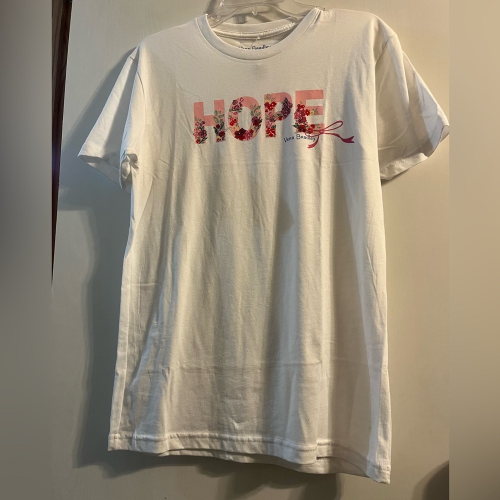 Vera Bradley soft white tee.